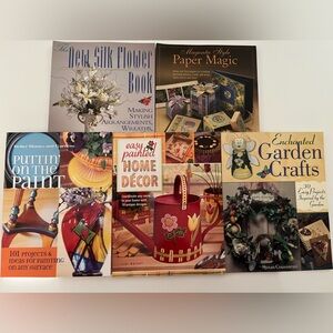 5 various craft books (euc)